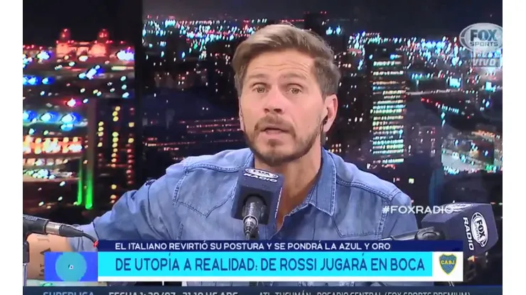 Vignolo recordó a Riquelme, representó a los hinchas de Boca y le pegó a Angelici