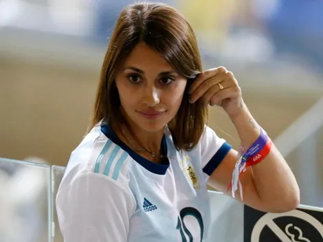 Antonela Roccuzzo, en bikini, se paró en el auto, fotito con Messi y el Kun Agüero la comentó con 3 emojis