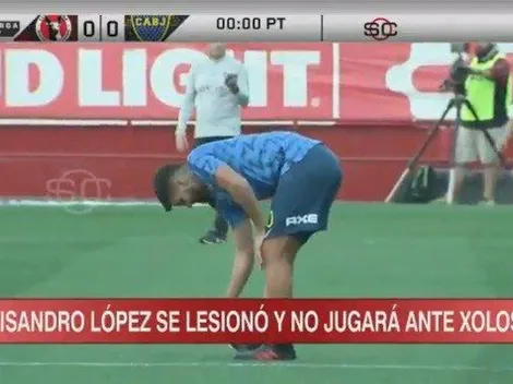 Lisandro López encendió las alarmas en la entrada en calor y quedó afuera del amistoso