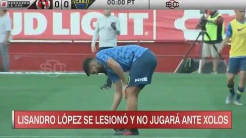 Lisandro López encendió las alarmas en la entrada en calor y quedó afuera del amistoso
