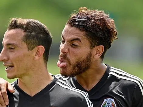 Dos Santos subió una foto con Guardado, la convirtió en meme y él le comentó: "Ya pues Jona"