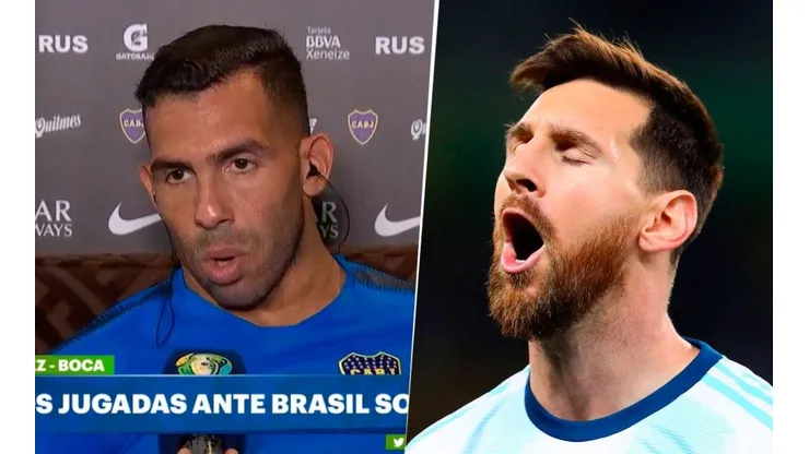 Tévez se comparó con Carlitos.