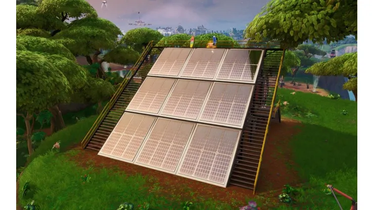 Donde encontrar los paneles solares en la nieve, el desierto y la jungla en Fortnite (Desafíos Semanales)