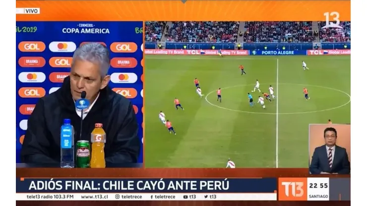 Chile subestimó a Perú y Reinaldo Rueda lo confirmó después del partido