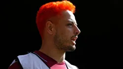 Chicharito Hernández se presentó en la pretemporada del West Ham.