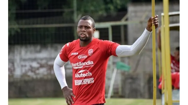 Yustin Arboleda, jugador del Marathon de Honduras.