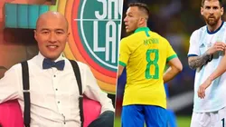 El 'Patrón' Bermúdez estalló viendo Brasil-Argentina: "Nosotros lo vemos en casa"