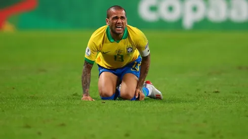 Foto de Dani Alves, jugador de Brasil.