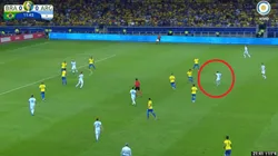 Paredes se tuvo fe, le pegó desde la casa y asustó a todo Brasil