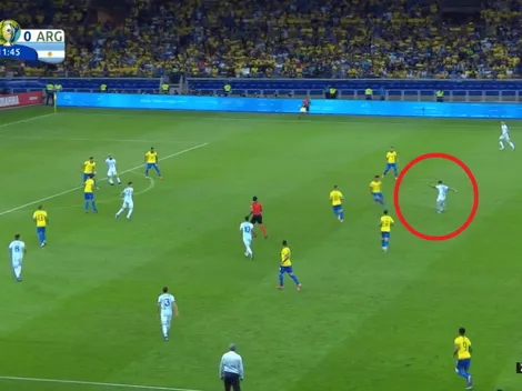 Paredes se tuvo fe, le pegó desde la casa y asustó a todo Brasil