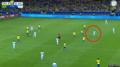 Paredes se tuvo fe, le pegó desde la casa y asustó a todo Brasil