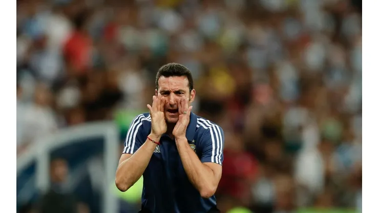 Foto de Lionel Scaloni, entrenador de Argentina.