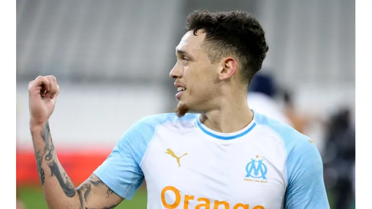 Lucas Ocampos en Olympique de Marsella.