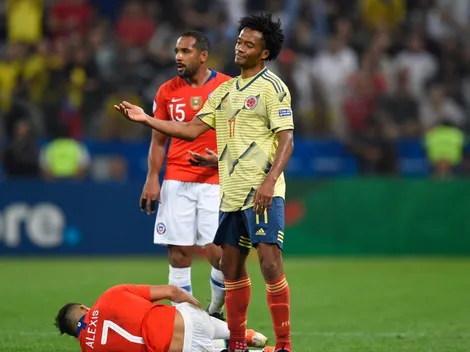 Cuadrado aceptó la derrota, pero no ocultó su malestar con Chile y la organización del torneo