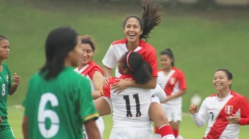 Pierina Núñez juega con la 9 como dorsal.