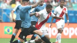 El gesto de la Selección de Perú durante el inicio del partido ante Uruguay