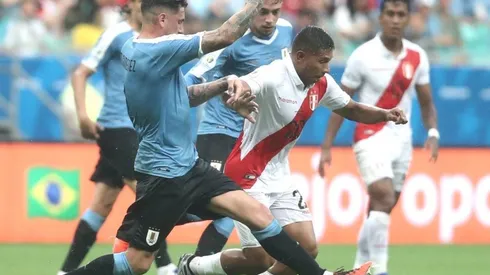 El gesto de la Selección de Perú durante el inicio del partido ante Uruguay