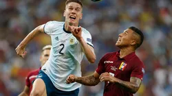 Foto del defensor de la Selección Argentina.