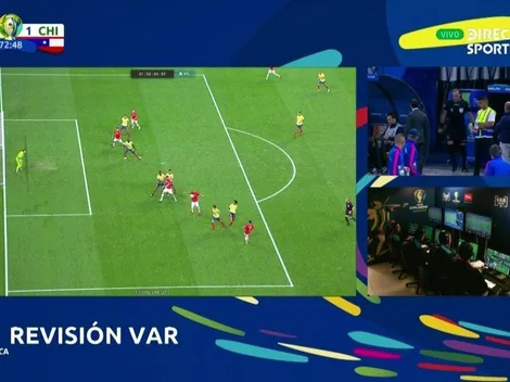 El VAR es colombiano: le anuló un segundo gol a Chile tras un remate de Arturo Vidal