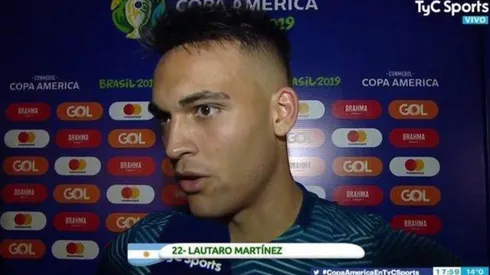 Tras ser el mejor del partido, Lautaro Martínez no lo dudó: "Dejamos todo"