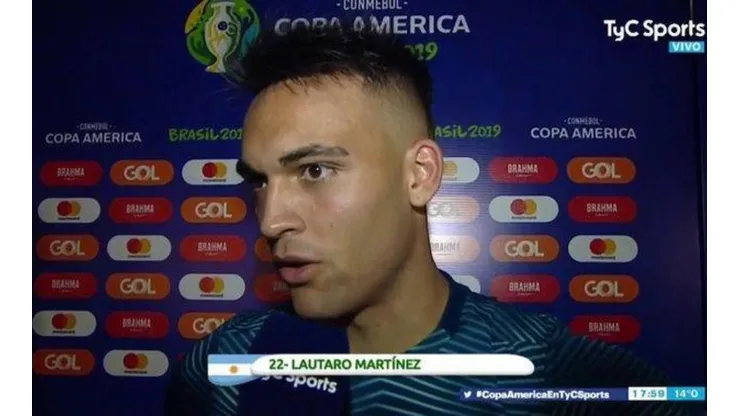 Tras ser el mejor del partido, Lautaro Martínez no lo dudó: "Dejamos todo"