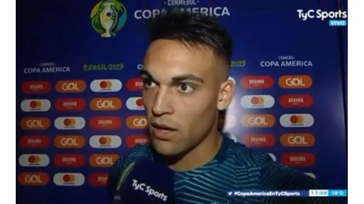 Lautaro Martínez, el hombre más destacado del juego.