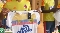 Los regalos de Chapecoense para la Selección Colombia.
