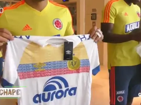 Hermoso gesto de Chapecoense con la Selección Colombia en Brasil