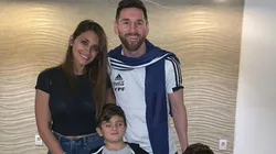 Antonela Roccuzzo subió foto desde el Maracaná con la camiseta de Messi para festejar
