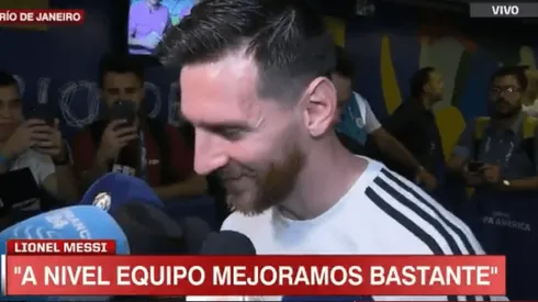 La reacción de Messi cuando le mostraron el video de Mateo en la tribuna