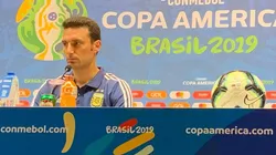 Le preguntaron por qué Messi "no despega" y a Scaloni no le gustó: "Esa es tu versión"