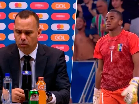 Gesto gigante: Dudamel apoyó a Faríñez después de su error ante Argentina