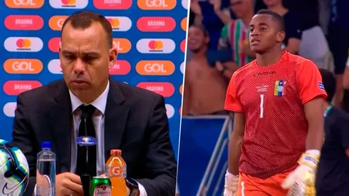 Gesto gigante: Dudamel apoyó a Faríñez después de su error ante Argentina