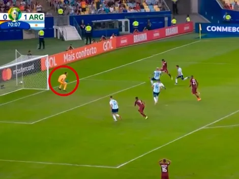 Salvó a Argentina: la atajada de Armani para evitar el empate de Venezuela