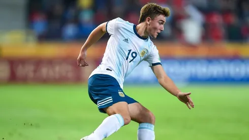 Pedro De la Vega en la Selección Argentina Sub 20.