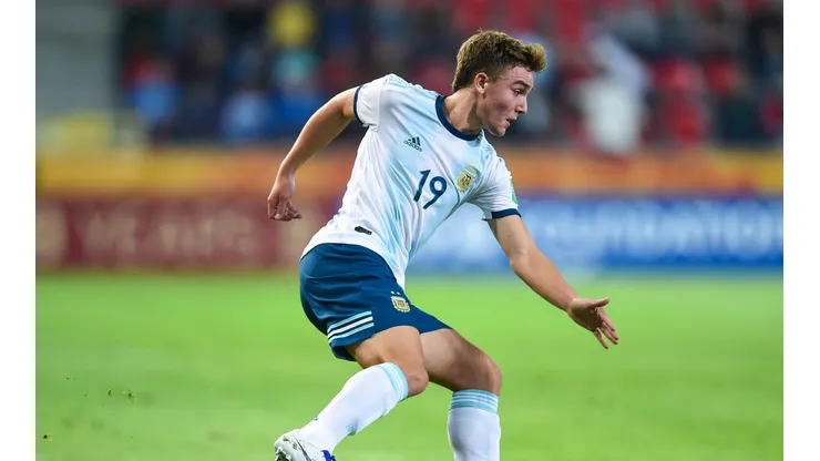 Pedro De la Vega en la Selección Argentina Sub 20.