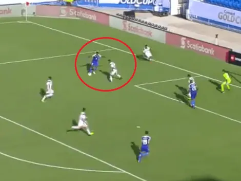 Derrick Etienne se dribló a media defensa y el arquero de Nicaragua le regaló el segundo gol a Haití