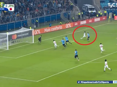 Llegó el aguafiestas: Japón abrió el marcador ante Uruguay con un golazo