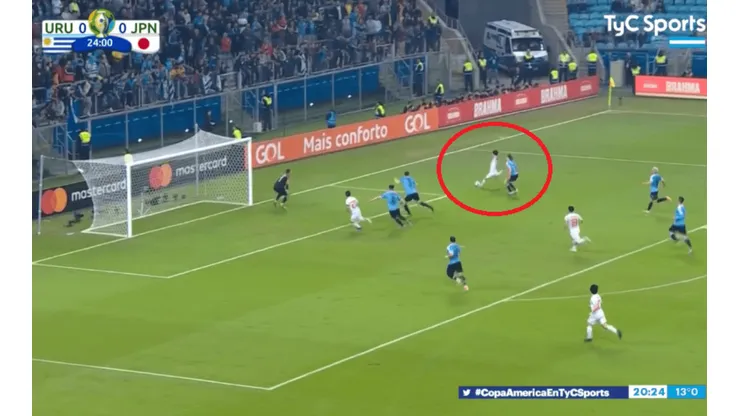 Gol de Japón.