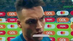 Lautaro dijo que estaba para jugar.