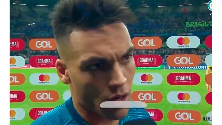 Lautaro dijo que estaba para jugar.