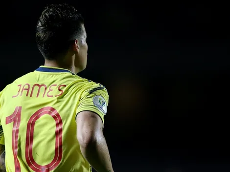Cumplió un sueño: la felicidad del jugador de Catar que se quedó con la camiseta de James Rodríguez