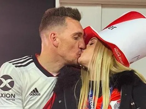 La mujer de Armani subió una foto con su camiseta tras el penal y también calló a todos