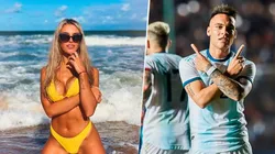 Hoy juega Lautaro Martínez y ella lo sabe: la foto de Agustina Gandolfo en Instagram