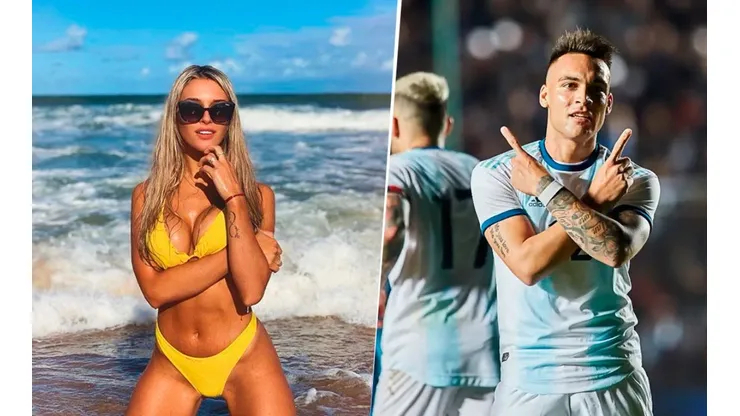 Hoy juega Lautaro Martínez y ella lo sabe: la foto de Agustina Gandolfo en Instagram