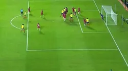 El fuera de lugar que impidió que Colombia anotara el primer gol contra Catar.