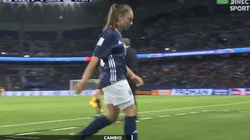 Re caliente: la reacción de Banini cuando se fue sustituida de la cancha