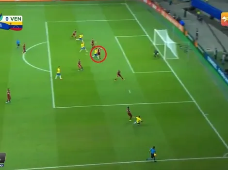¿Fue falta? Roberto Firmino rompió la resistencia de Venezuela pero el árbitro lo anuló