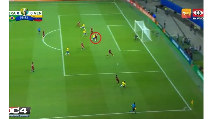 La infracción de Roberto Firmino.