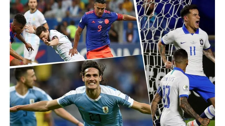 Copa América: Colombia y Uruguay los mejores, Brasil y Chile golean, Argentina desaparecida
